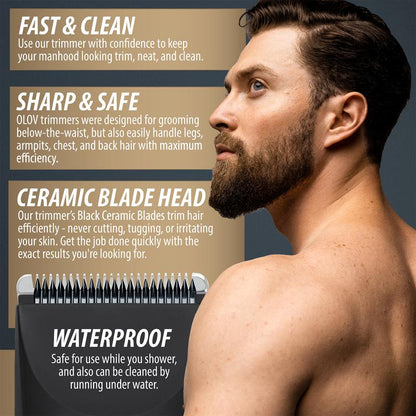 TrimMate Pro – Men’s Body & Intimate Groomer