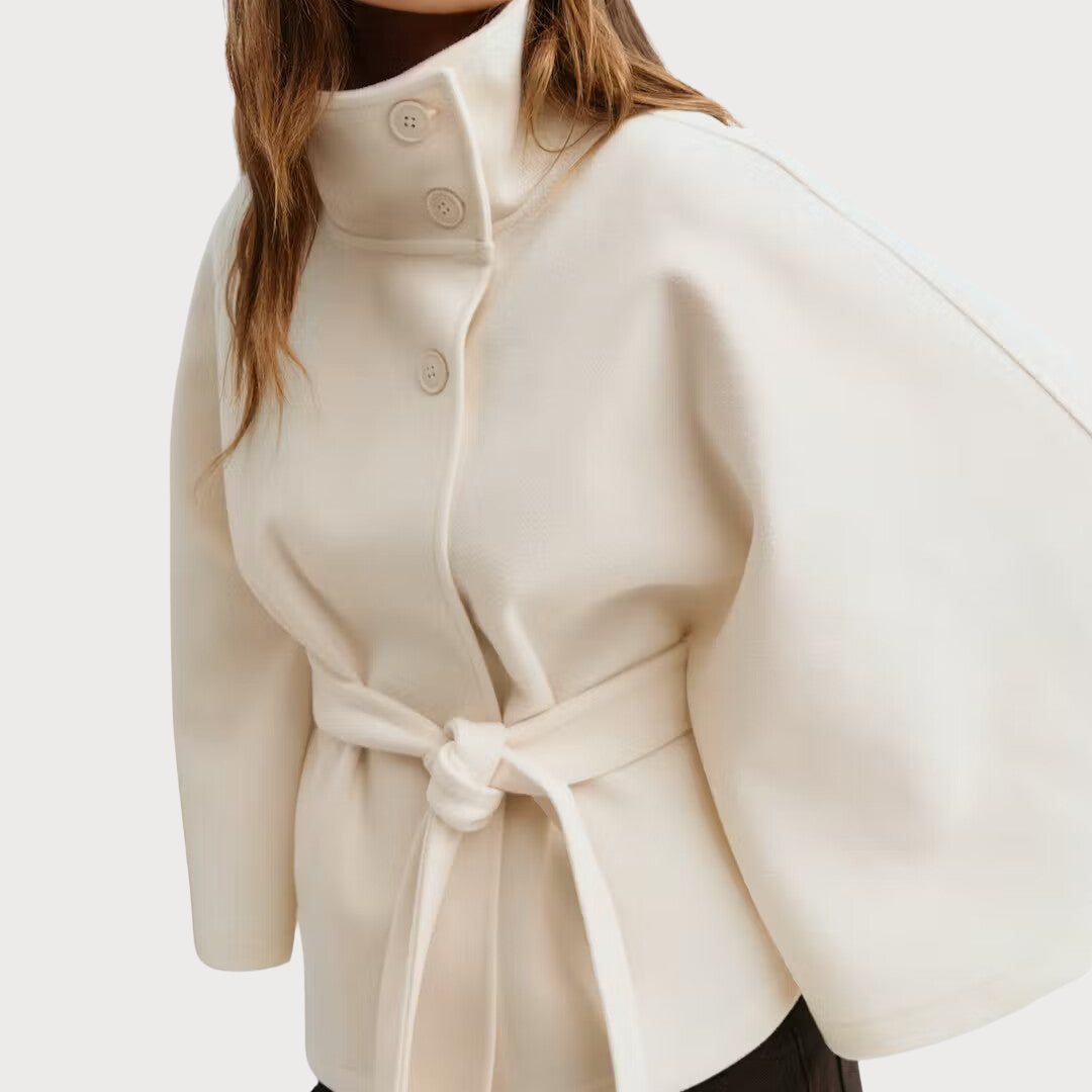 Belted Cape Jacket
