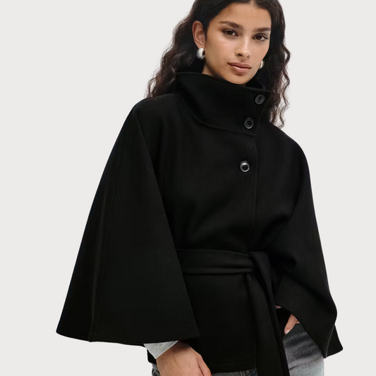 Belted Cape Jacket