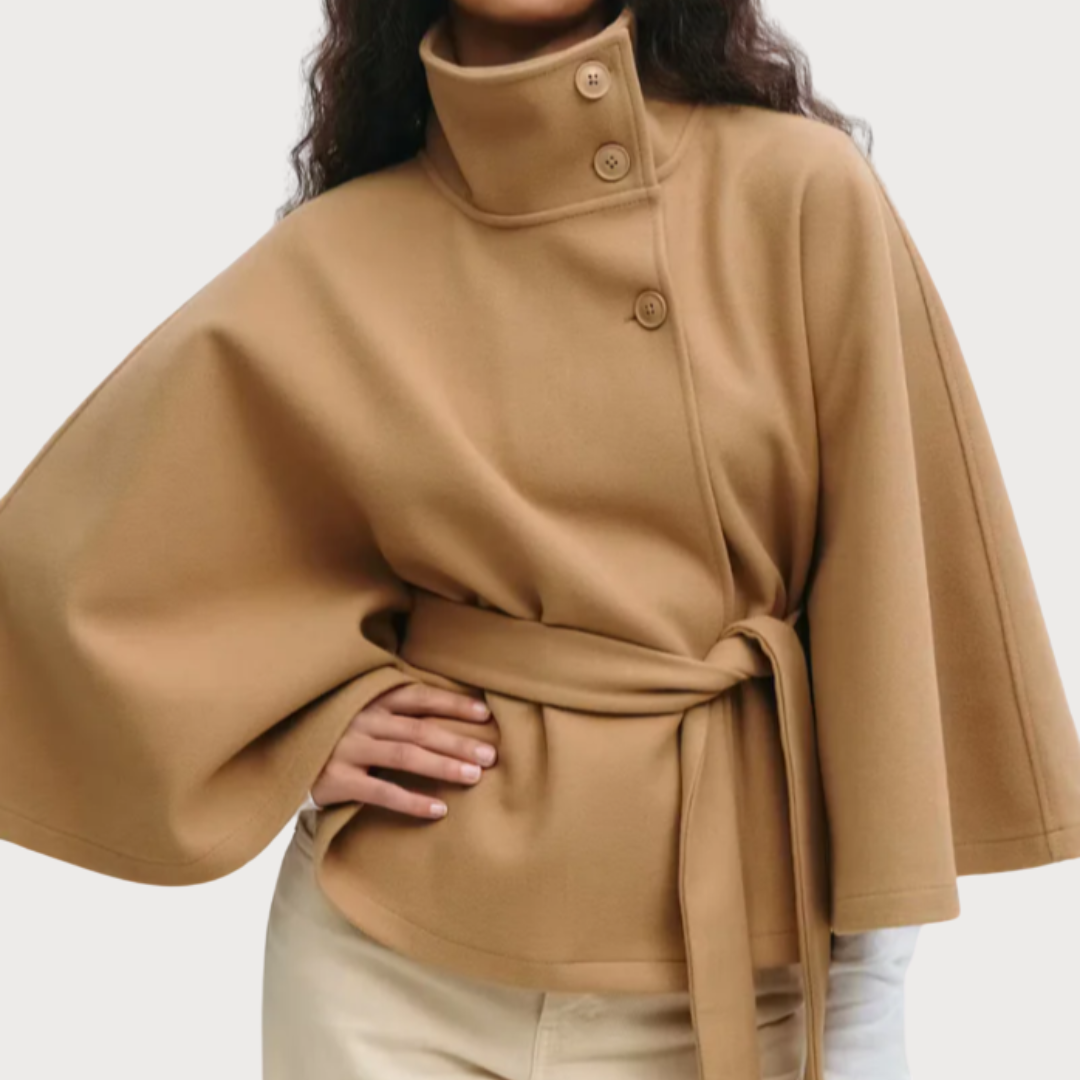 Belted Cape Jacket
