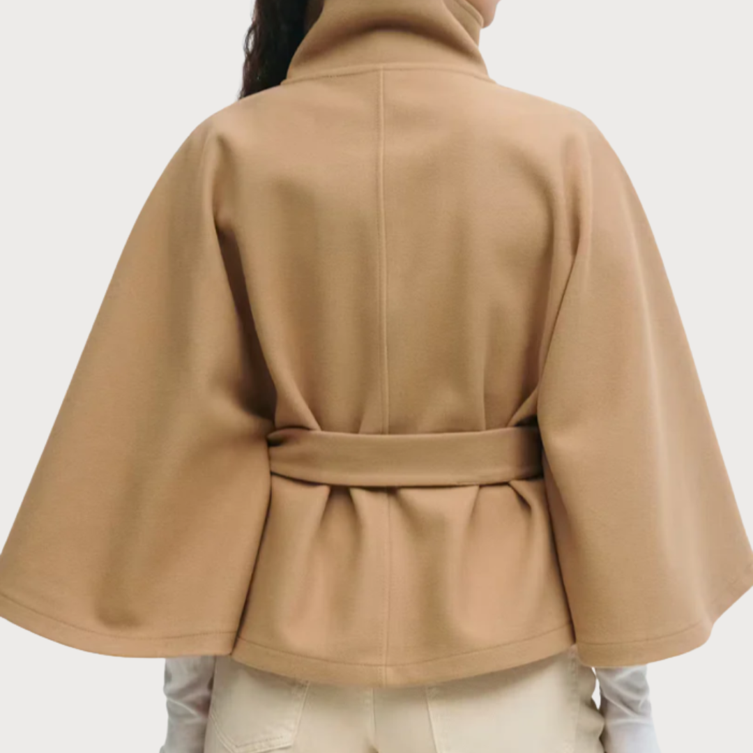Belted Cape Jacket