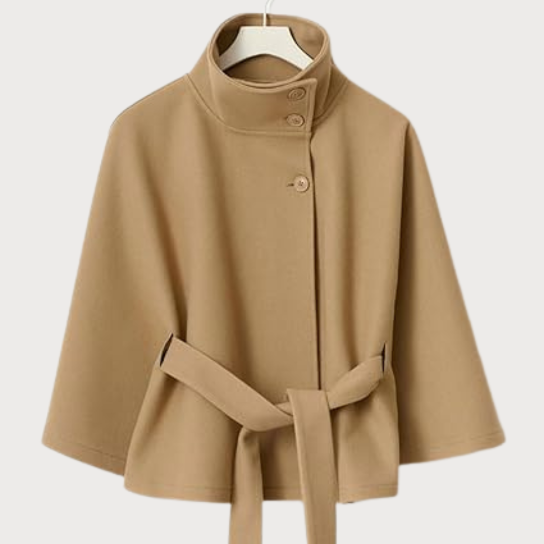 Belted Cape Jacket