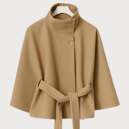 Belted Cape Jacket