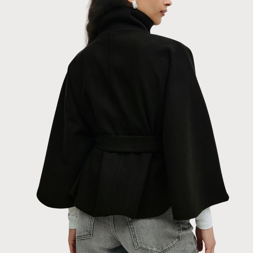 Belted Cape Jacket