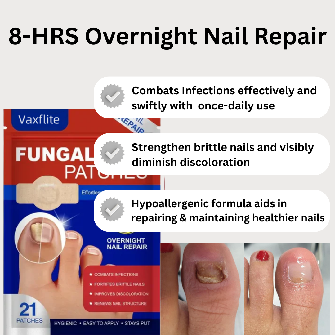 Overnight Fungal Nail Repair – 21 Patches