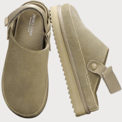2-in-1 Suede Clogs