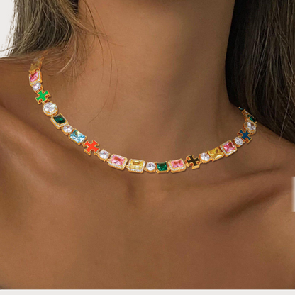 Gold Solstice Gemstone Bundle (Necklace & Bracelet)