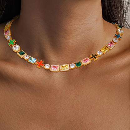 Gold Solstice Gemstone Bundle (Necklace & Bracelet)