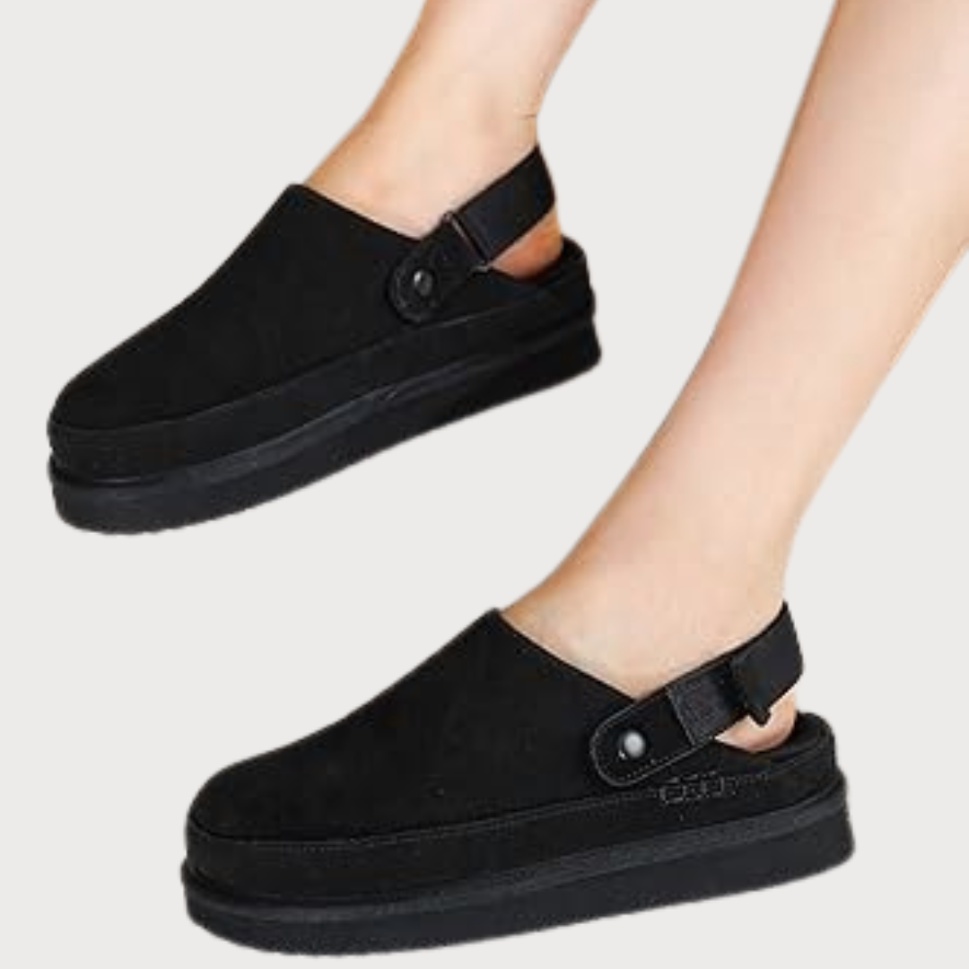 2-in-1 Suede Clogs