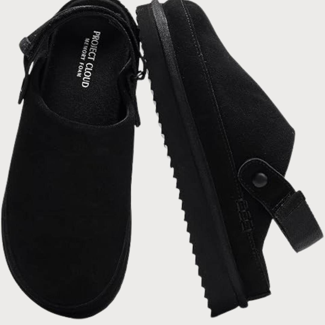 2-in-1 Suede Clogs