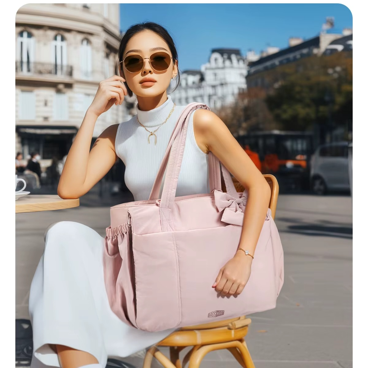 Crush Bow Tote Bag