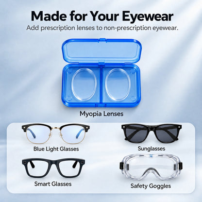 Clear Vision Stick-On Lens