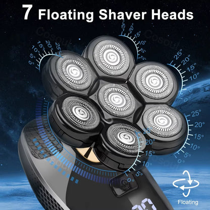 TrimMate Pro –  Bald Head & Beard Shaver